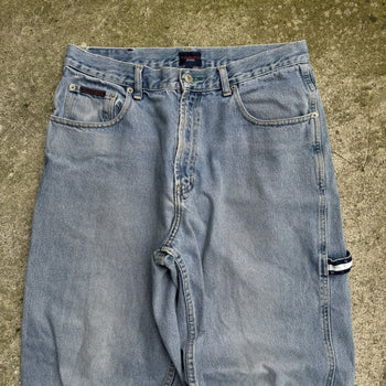 2000S TOMMY HILFIGER BAGGY WIDE LEG DENIM SKATER JEANS