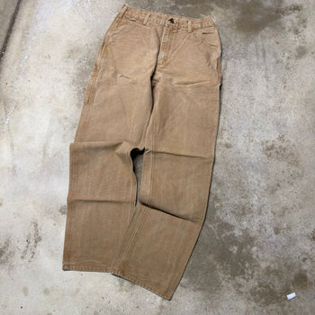 2000s CARHARTT BAGGY SAND DENIM CARPENTER PANTS