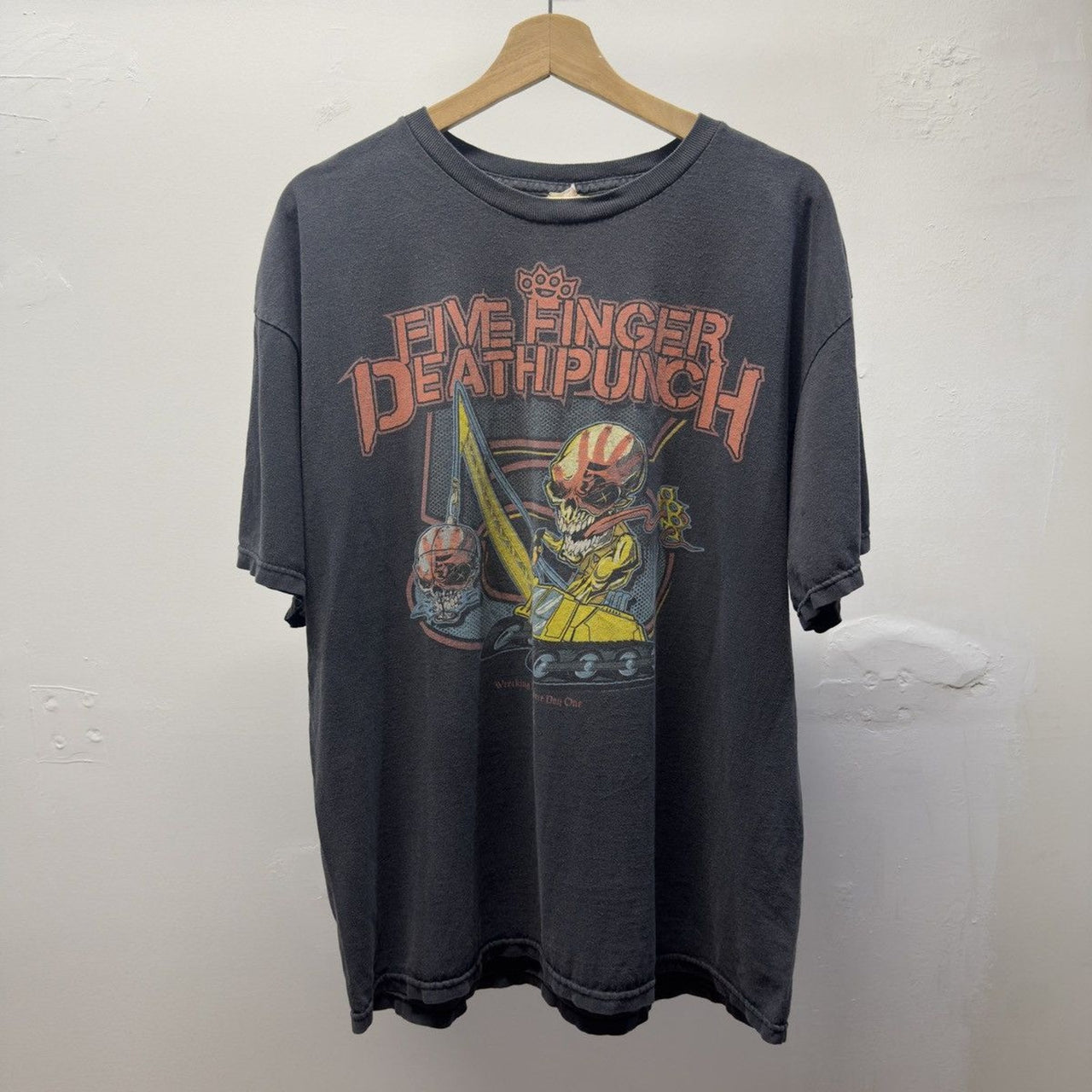 Vintage 2009 Five Finger Death Punch Faded Band Tee