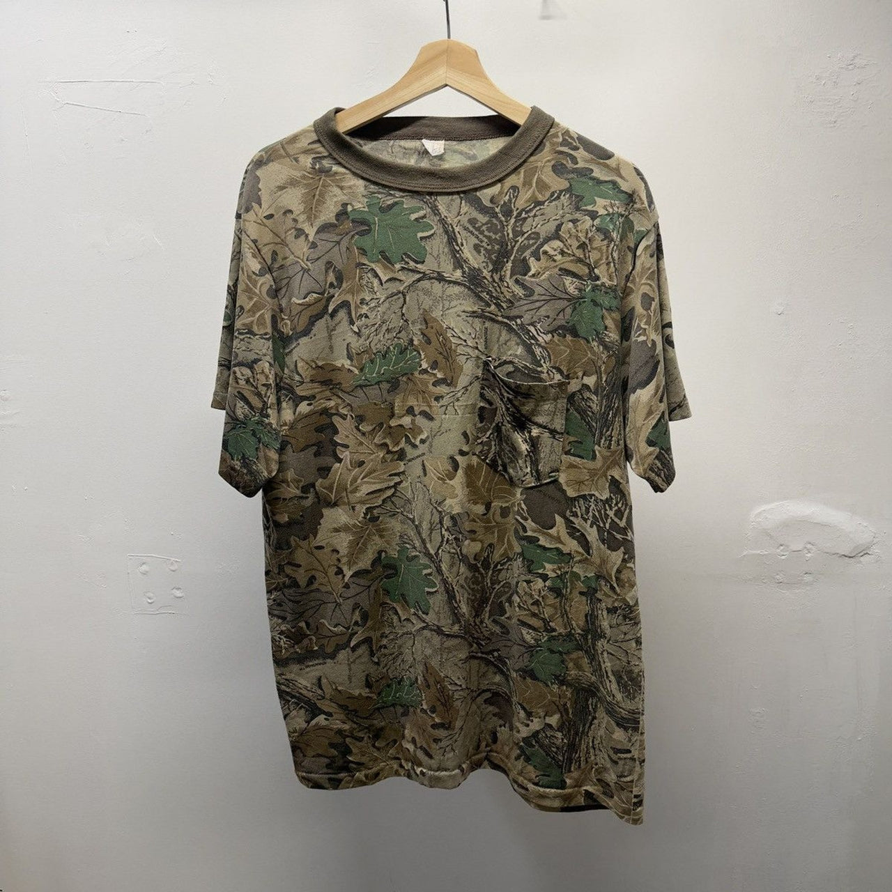 Vintage 1990s Faded Camo Pocket Tee