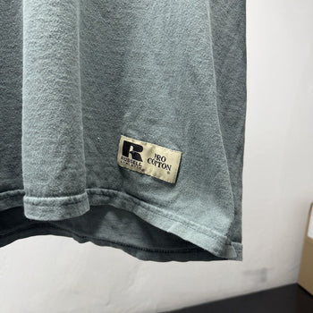 2000s Russell Athletic Faded Grey Blank Tee
