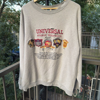 1990s Universal Studios Hollywood Thrashed Sweatshirt