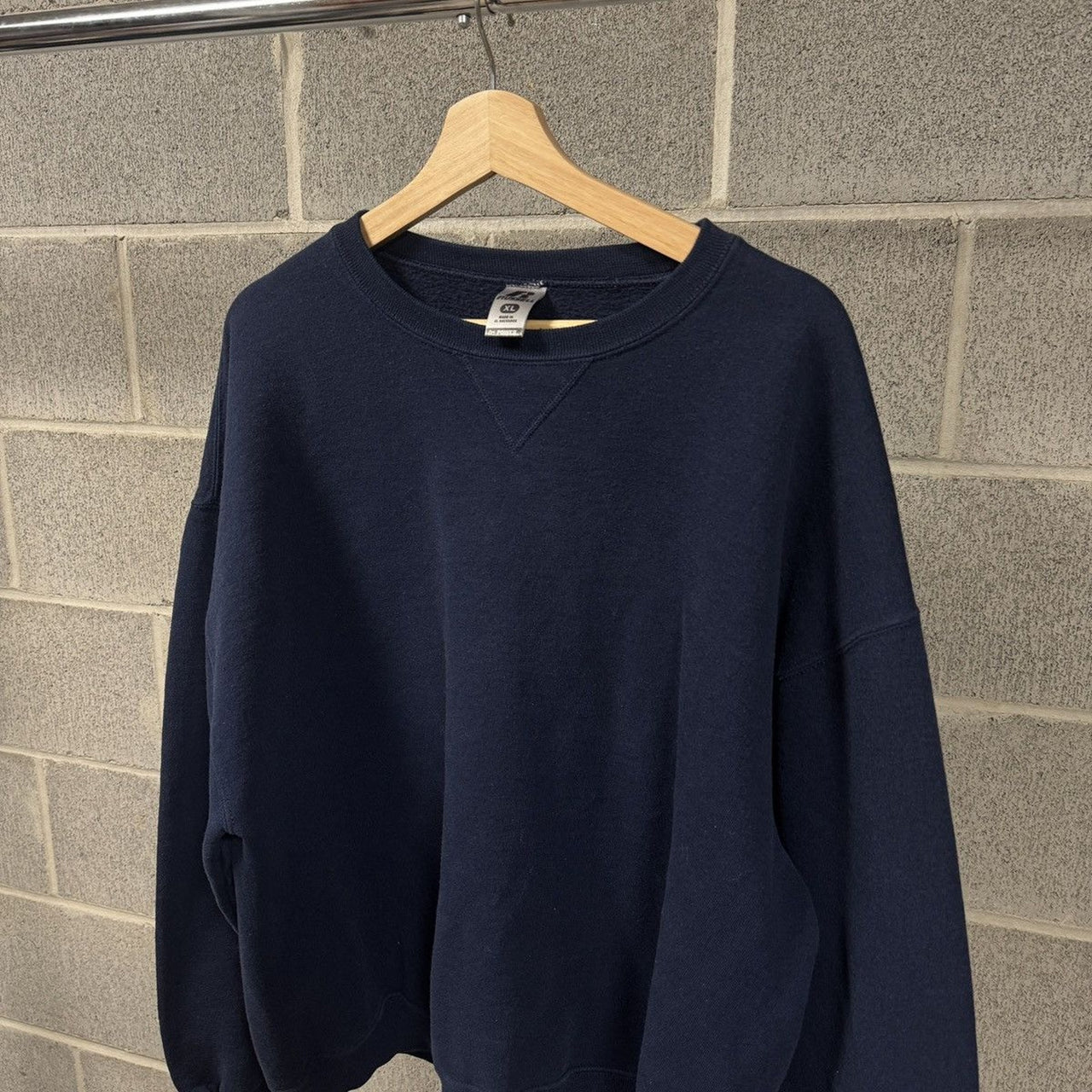 2000s Faded Navy Russell Athletic Sweatshirt