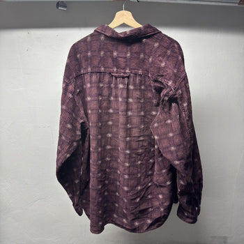 1990s Corduroy Zip Up Shirt