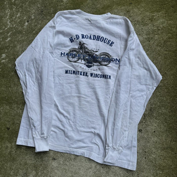 2000S HARLEY DAVIDSON ROAD HOUSE METAL FLAME LONGSLEEVE TEE