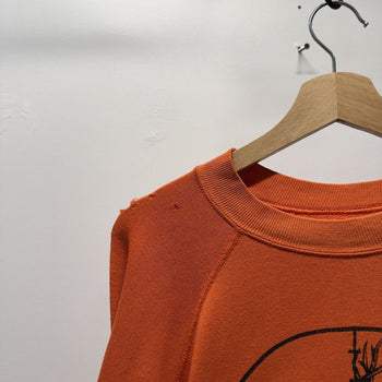 Vintage 1980s Faded Distressed The Buck Stops Here Gun Sweatshirt