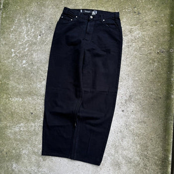 1990s LEVI’S SILVERTAB BLACK LOOSE DENIM SKATER JEANS