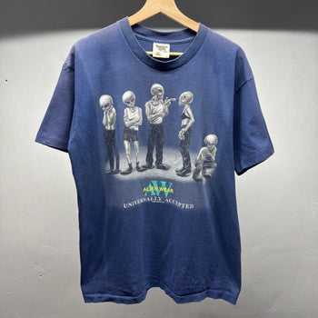1990s Alienwear Faded Alien Tee