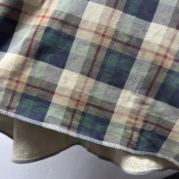 2000s Abercrombie & Fitch Plaid Flannel Sweatshirt