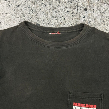 1990s THRASHED FADED MARLBORO LIZARD POCKET TEE