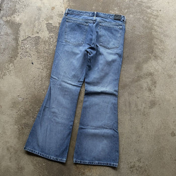 2000S Y2K LEVI'S SILVERTAB DENIM BELL BOTTOM FLARE JEANS