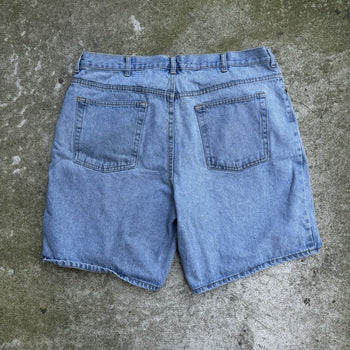 2000S ROUTE 66 LIGHT WASH DENIM JEAN SHORTS JORTS