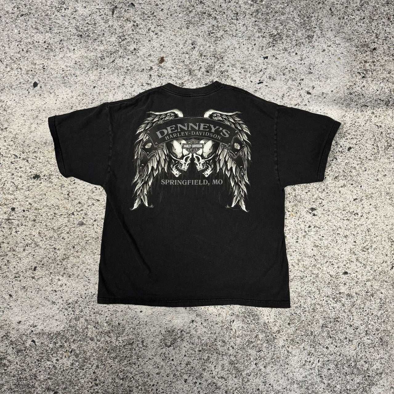 2000s Faded Harley Davidson Biker Girl Tee