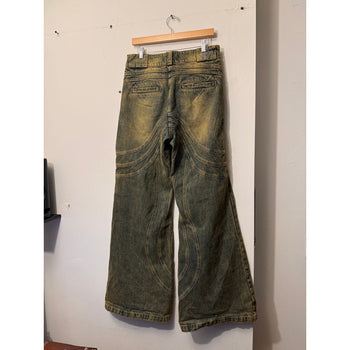 NO FAITH STUDIOS WAVE HEAVY DENIM MEDIUM 32
