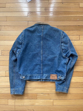 POLO RALPH LAUREN AUTHENTIC DUNGAREES CROPPED DENIM JACKET