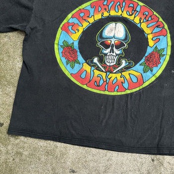 1990s GRATEFUL DEAD FADED SKULL TEE