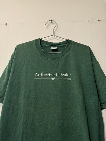 2000s AUTHORIZED DEALER WEED PARODY TEE