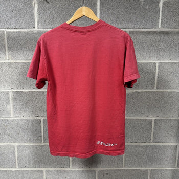 2000s Thrashed Faded Red Skull Skate Tee
