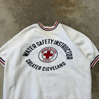 1960s WATER SAFETY INSTRUCTOR CLEVELAND RAGLAN SWEATSHIRT