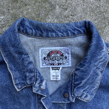 1980s LEVI’S WESTERN DENIM TRUCKER JACKET MADE IN USA