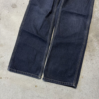 2000S POLO RALPH LAUREN BLACK BAGGY CARPENTER DENIM JEANS