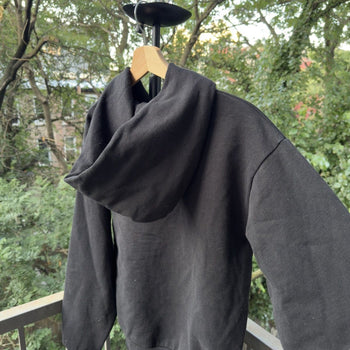 Sp5der Phantom Black Rhinestone Zip Up Hoodie SS25