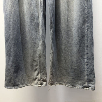 Balenciaga Winter 2021 Tromp L'oeil Denim Sweatpants Demna