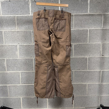 2000s Abercrombie & Fitch Brown Cargo Pants