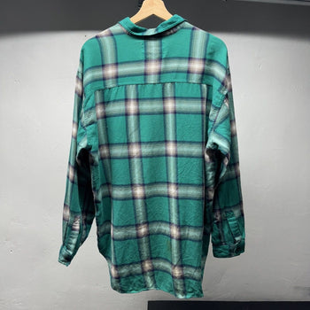 2000s Levi's Thrashed Plaid Flannel Grunge Shirt