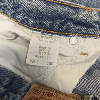 Vintage 2000s Levi’s 517 Faded Distressed Bootcut Jeans