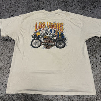 2000s Harley Davidson Las Vegas Eagle Tee Faded Thrashed