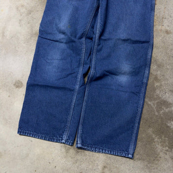 1990s CARHARTT FADED LINED DENIM CARPENTER JEANS