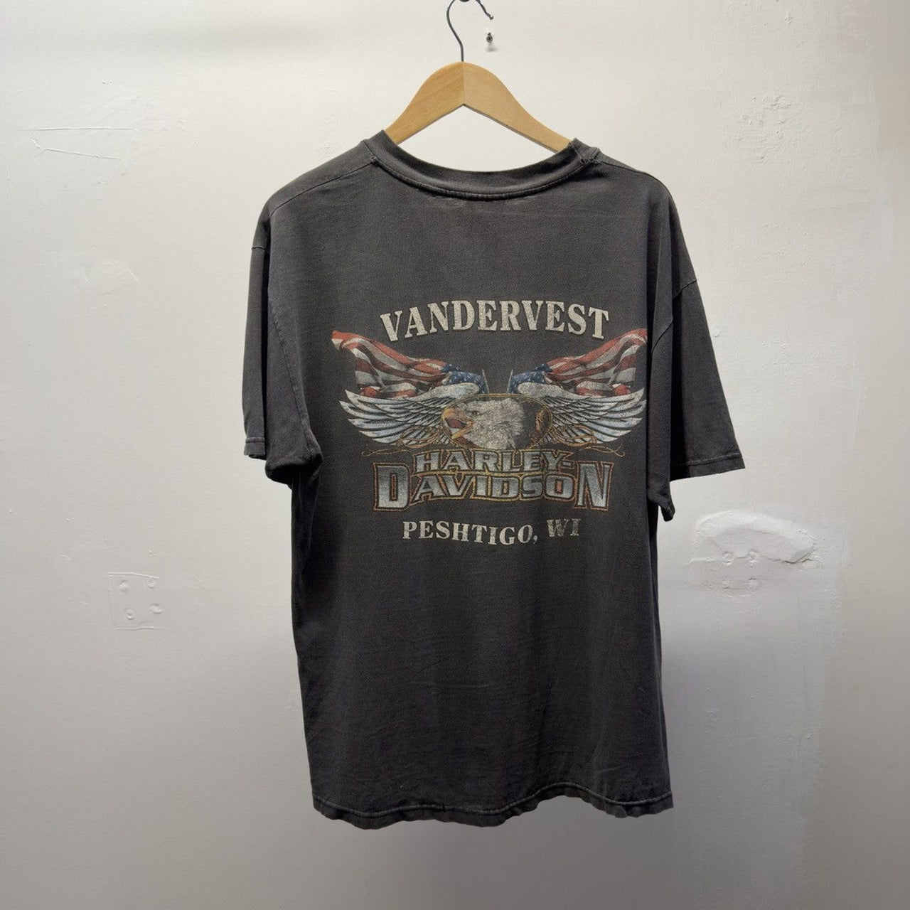 Vintage 1990s Harley Davidson Faded Distressed Tee