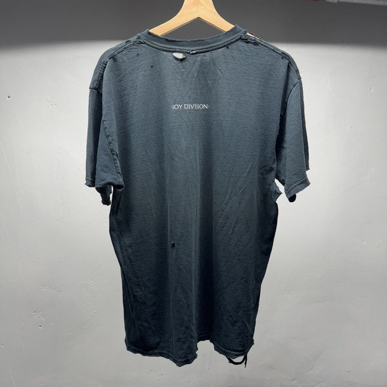 2000s Joy Division Thrashed Faded Distressed Band Tee