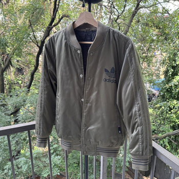 2004 Adidas Soccer Girls Bomber Jacket Thrashed Faded