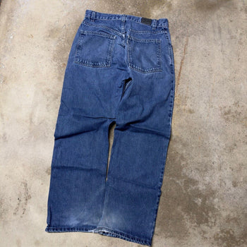 2000s LEVI’S SILVERTAB BAGGY FADED BLUE DENIM SKATER JEANS