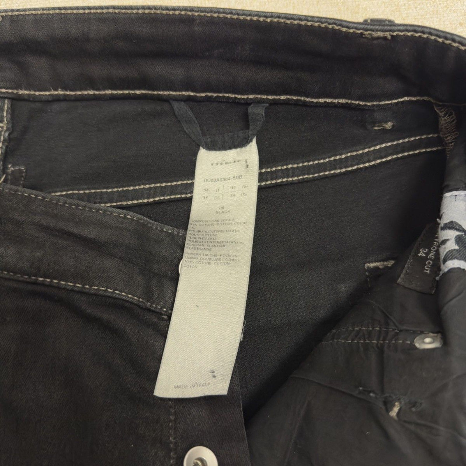 Rick Owens DRKSHDW Gethsmane 2021 Tyrone Cut Waxed Denim Jeans