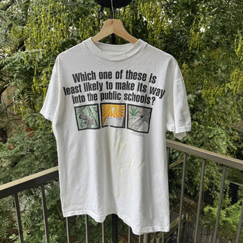1990s Guns God Drugs Public Schools Tee