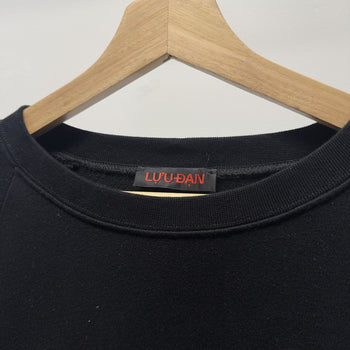 LU'U DAN Black Knotted Snake Sweatshirt