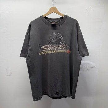 Vintage 1990s Harley Davidson Made in USA Faded Distressed Tee