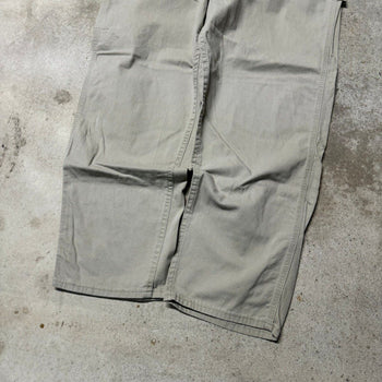 2000s LEE DUNGAREES BAGGY TAN CARPENTER PANTS