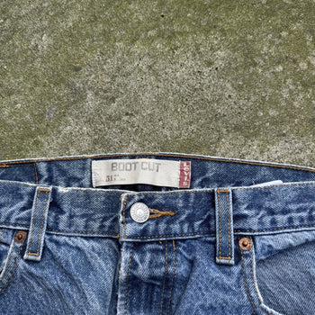 2000s LEVI'S 517 FADED BOOTCUT DENIM JEANS