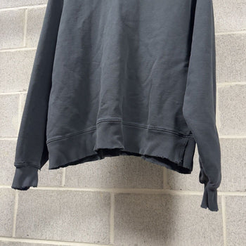 2000s Thrashed Faded Distressed Champion Quarter Zip Sweatshirt