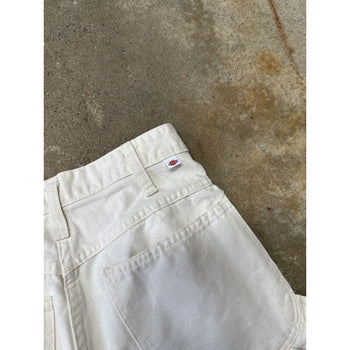 1980s DICKIES WHITE PAINTER CANVAS CARPENTER PANTS