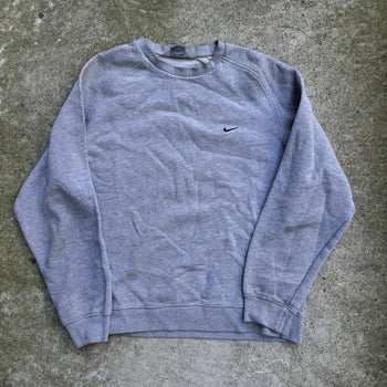 2000S NIKE  GREY PULLOVER SWEATSHIRT CREWNECK