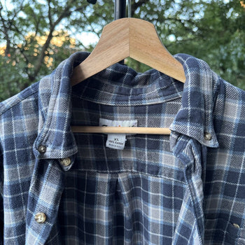 2000s Carhartt Faded Plaid Flannel Shirt