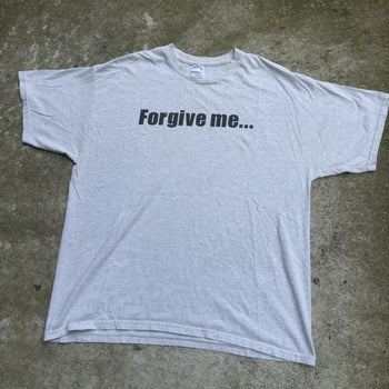 2000S FORGIVE ME I WAS RAISED BY HIPPIES TEE