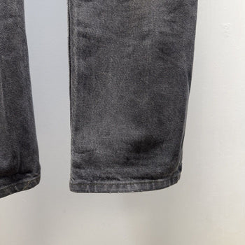 Vintage 1980s Levi’s 505 Made in USA Faded Black Yarn Dyed Jeans