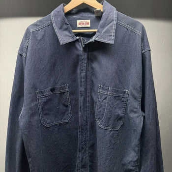 2000s Gap Workwear Zip Railroad Chore Coat