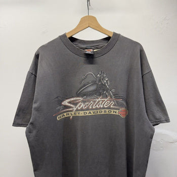 Vintage 1990s Harley Davidson Made in USA Faded Distressed Tee